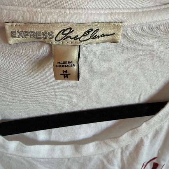 Express One Eleven White Holiday Graphic - Picture 4 of 7